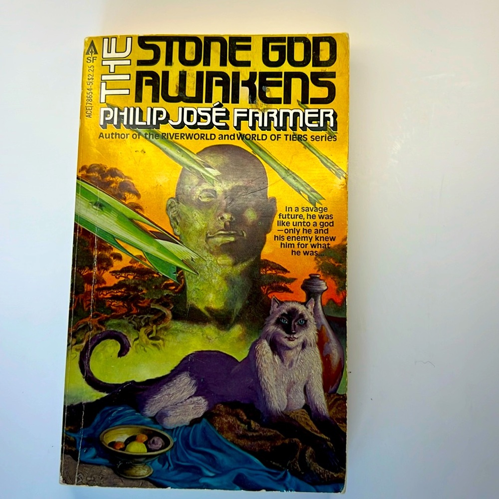 *3/$20* The Stone God Awakens by Philip José Farmer Paperback Book Sci Fi 1980